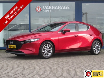 Mazda 3 2.0 e-SkyActiv-G M Hybrid 122 PK, Full LED / Carplay + Android Auto / Adaptive Cruise / Navigatie