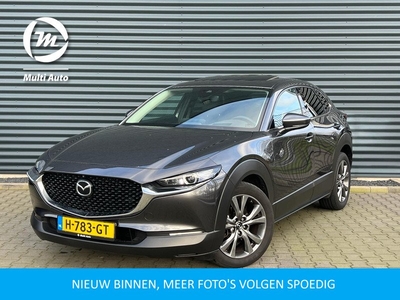 Mazda CX-30 2.0 e-SkyActiv-X | 179 PK | Mild Hybrid | Luxury | Schuifdak | Adaptive Cruise | Leder | Bose | 360Camera | Led | Stoel & Stuurverwarming |