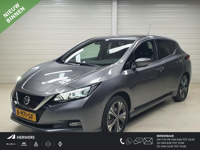 NISSAN LEAF e+ N-Connecta 62 kWh 360 Camera / Trekhaak / Apple Car Play & Android Auto / Climate Control / Stoel & Stuurverwarming / Achterbank Verwarming