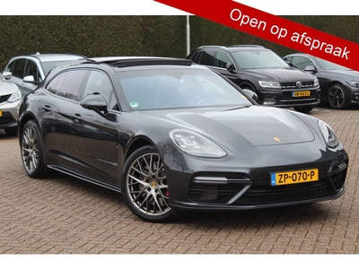 Porsche Panamera Sport Turismo 4.0 Turbo / Panoramadak / 360Camera / Softclose / Bose / Matrix LED / Sportuitlaat / Stoelmassage + ventilatie / Sportchrono