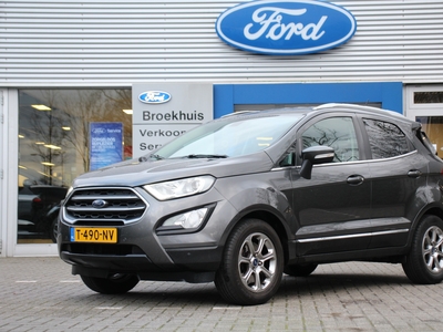 FORD ECOSPORT 1.0EB TITANIUM | LEDER / STOF | NAVI | CLIMA | CRUISE | DEALER OH! | APPLE CARPLAY & ANDROID AUTO | PARKEERSENSOREN | PRACHTIGE STAAT!