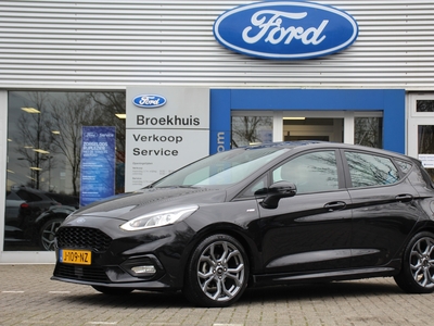 FORD FIESTA 1.0EB ST-LINE | 1E EIGENAAR! | NL-AUTO! | DEALER OH! | APPLE CARPLAY & ANDROID AUTO | CLIMA | CRUISE | PARK SENS | 17' LM. VELGEN