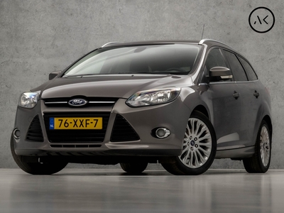 FORD FOCUS Wagon 1.0 EcoBoost Titanium Sport (TREKHAAK, CLIMATE, CRUISE, GETINT GLAS, PARKEERSENSOREN, SPORTSTOELEN, ELEK PAKKET, LM VELGEN, NIEUWE APK, NIEUWSTAAT)