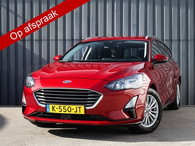 FORD FOCUS Wagon 1.0i Titanium X Business, (125 PK) 2e-Eigenaar, Keurig-Onderh., Navigatie/Apple-Carplay/Android-Auto, Parkeersensoren-V+A, DAB, Keyless-Entry/Start, Lane-Assist, Airco/Climate-Control, Spiegel-Pakket, Adaptive-Cruise-Control, Privacy-Glas, NL-Auto