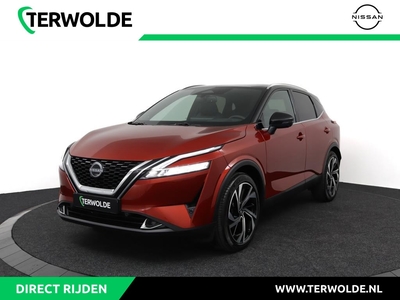 NISSAN QASHQAI Mild Hybrid Xtronic Tekna Plus | €7.614 korting! | Glazen dak | Leer | Bose Premium Audio | 360° Camera | VOORRAADVOORDEEL! | Rijklaar Direct leverbaar