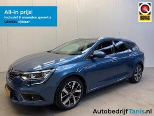 RENAULT MEGANE Estate 1.2 TCe Bose NAVIGATIE-LEDER-PDC-LMV-SPORT.INT-1700KG Trekgewicht!!