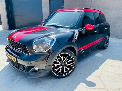 MINI COUNTRYMAN Mini 1.6 John Cooper Works ALL4|LEDER |vol ACC.|4 nieuwe Runfl.Banden|220 PK||erg bijzonder