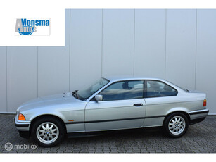 BMW 318iS AUT. Coupé 1998 Grijs Clima Leder Sportstoelen *150dkm + Historie aanwezig!