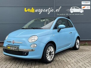 Fiat 500 C 1.2 Lounge Cabrio *climate ctrl *speciale kleur