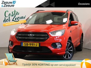 Ford Kuga 1.5 EcoBoost ST Line | Voorruit Verwarming | Elektrische Achterklep | Stoelverwarming | Race Red | Trekhaak | 1800 KG Trekgewicht | Parkeersensoren