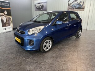 Kia Picanto 1.2 CVVT DynamicLine Dealer onderhouden, Climate control, Cruise control, Parkeersensoren.