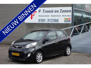 Kia Picanto 1.2 CVVT Super Pack AUTOMAAT/CLIMATRONIC-AIRCO/L.M. VELGEN/ELEK RAMEN VOOR & ACHTER/KIA MUSIC SYSTEM.