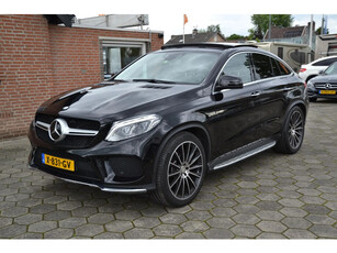 Mercedes-Benz GLE-klasse 350 d 4MATIC AMG-Line Coupe - Airco- Panoramadak - 22''AMG velgen - Navigatie+360 Camara - Lederen bekleding - Elektrische trekhaak - Cruise control - El.Stoelen+geheugen - Heel mooi en goed.