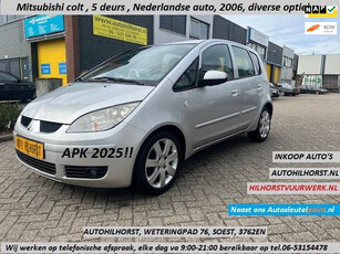 Mitsubishi Colt 1.3 Heartbeat, Nederlandse auto's , wij werken uitsluitend op telefonische afspraak, elke dag va 9:00-21:00