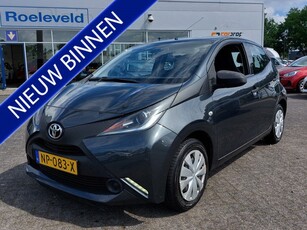 Toyota Aygo 1.0 VVT-i 70pk X-Now 5-Deurs | Origineel NL | Airco | Elek.Ramen+Spiegels | Cv+Ab | Stuurbekrachtiging | Led Dagrijverlichting