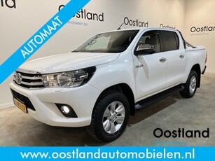 Toyota Hilux 2.4 D-4D-F Double Cab 150 PK 4X4 Automaat / Grijs Kenteken / Euro 6 / Trekhaak 3.200 KG / Airco / Cruise Control / Camera / 75.000 KM!!