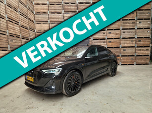 Audi E-tron Sportback 55 quattro S edition 95 kWh Black Edition Pano HUD Memory 360 21