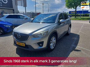 Mazda CX-5 2.0 160 GT-M 4WD AUTOMAAT 160PK! NAP NL AUTO! Navi l Cruise l Leer l TREKHAAK! 1e eigenaar l Dealer OH!