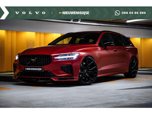 Volvo V60 2.0 T8 Recharge AWD Ultimate Dark | Long Range | Heico | Satin Vampire Red Wrap | Polestar | Black Pack | Bowers & Wilkins | UNIEK |