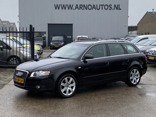 AUDI A4 Avant 2.0 TDI Advance, EURO 4, 6-BAK, AIRCO(CLIMA), CRUISE CONTROL, LEDER INTERIEUR, PARKEERSENSOREN, NAVIGATIE-RADIO-CD-MP3, 4X ELEK-RAMEN, CENT-VERGRENDELING, LM-VELGEN, TREKHAAK, YOUNGTIMER