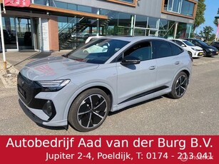 Audi Q4 Sportback e-tro 50 quattro 2xS-Line 77 kwh / 300pk Panoramadak , Matrix koplampen , S-Line Sport pakket, S-Line interieur pakket , Zwart optie pakket