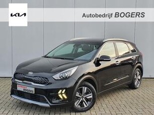 KIA Niro 1.6 GDi Hybrid DynamicLine Navigatie, Adaptive Cruise Control, Half Leder, Afn.Trekhaak, Climate Control, Achteruitrijcamera