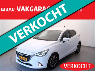 Mazda 2 1.5i-16V SkyActiv-G 90pk GT-M AC+ECC|Cruise|Navi|PDC|LMV|100% Onderhouden