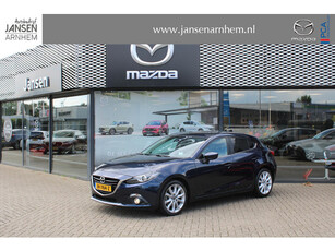 Mazda 3 2.0 GT-M , Trekhaak, Leder, Bose, LMV 18, Cruise, PDC, HUD, Navi, Stoelverwarming