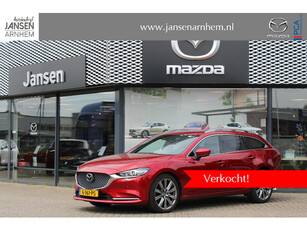 Mazda 6 Sportbreak 2.0 SkyActiv-G 165 Signature , Automaat, Trekhaak, Schuif/Kanteldak, Leder, Bose, 360 Camera, Stoelverwarming, Stoelverkoeling, Stuurverwarming, LMV 19 Inch, Adap. Cruise, Apple Carplay, Clima