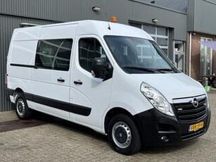 Opel MOVANO 2.3 CDTI L2H2 DC 170pk Automaat Airco Cruise controle Schuifdeur 5-persoons Kastinrichting Euro 6 Achterruitrij Camera en parkeersensoren Werkverlichting 1e eigenaar