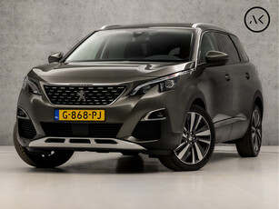 Peugeot 5008 1.2 PureTech Deluxe 7 Persoons (PANORAMADAK, APPLE CARPLAY, STOELVERWARMING, BRUIN LEDER, STOELVERWARMING, TREKHAAK, GETINT GLAS, 360 CAMERA, ADAPTIVE CRUISE, LED KOPLAMPEN, NIEUWSTAAT)