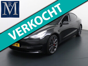 Tesla Model 3 Performance 75 kWh ORG. NL. NAP KM. | AUTOPILOT | PANO |RIJKLAARPRIJS INCL. 12 MND. BOVAGGARANTIE