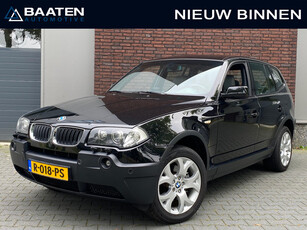 BMW X3 2.5i Executive 192PK|105.000km|Leder|19inch|PDC|Cruise|Blackline|Youngtimer