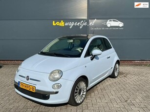 Fiat 500 1.2 Lounge *climate ctrl *16” *chacha-blauw *NL