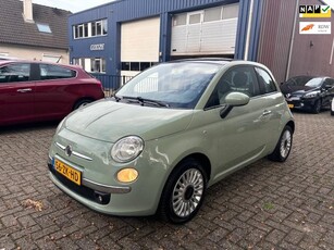 Fiat 500 1.2 Lounge Climate / Panorama dak / Blue en me!