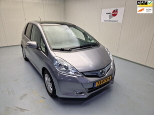 Honda Jazz 1.4 Hybrid Exclusive Leer Pano Dak Airco Ecc Cruise Control Pdc Trekhaak