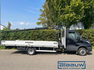 Iveco Daily 50c18 openlaadbak , HIAB T-CLX 38-4