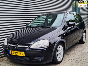 Opel Corsa 1.2-16V Full Rhythm 08-2005 Zwart Metallic