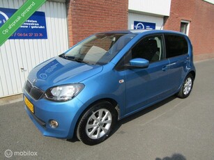 Skoda Citigo 1.0 blauw bj'17 airco cruise lm velgen 107828km