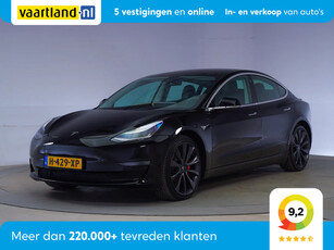 Tesla Model 3 Performance 75 kWh AWD 462Pk [ Panoramadak Leder ]