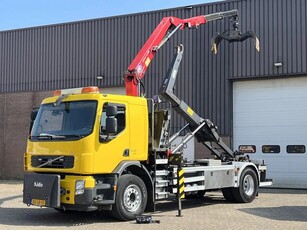 Volvo FE 240 / HMF Z-Crane / Radio remote / Hooklift