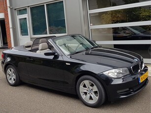 BMW 1 Serie Cabrio 118i 2.0 1/2 Leder Sportint Cruise Airco