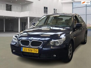 BMW 5-serie 520i Executive AUT NAVI PSENSOR LEDER CRUISE 2