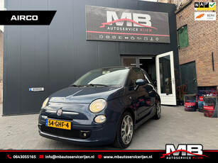 Fiat 500 1.2 Sport, Airco, leer, Panoramadak