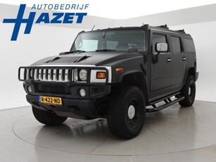 Hummer H2 6.0 V8 MAT ZWART + STANDKACHEL / LEDER /