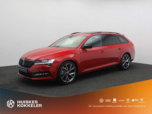 Škoda Superb Combi Sportline Business 1.5 TSI 150pk DSG Automaat Panoramadak, LED matrix koplampen,