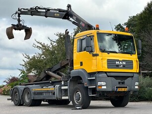 MAN TGA 28/350 CRANE/HOOKLIFT/ABROLLKIPPER!!225KM!! RADIO