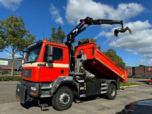 MAN TGM 18.280 4X4 + HMF 1500 + REMOTE + TIPPER + FULL