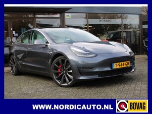 Tesla Model 3 PERFORMANCE 450 PK / WIT LEDER / INCL BTW!!