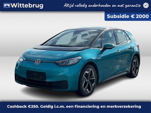 Volkswagen ID.3 First 58 kWh 204pk € 2.000,- SEPP SUBSIDIE